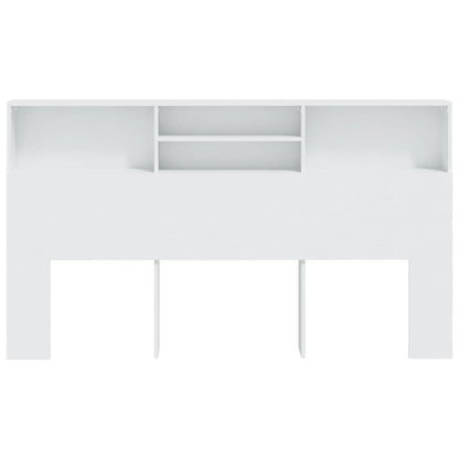 Testiera con Contenitore Bianco 180x19x103,5 cm