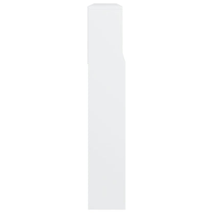 Testiera con Contenitore Bianco 200x19x103,5 cm