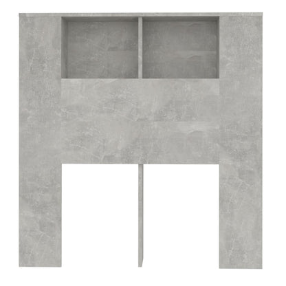 Testiera con Scomparti Grigio Cemento 100x18,5x104,5cm