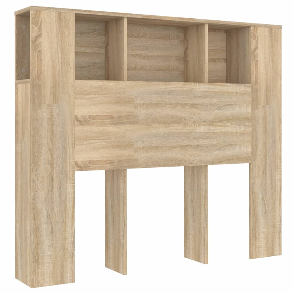 Testiera con Scomparti Rovere Sonoma 120x18,5x102,5 cm