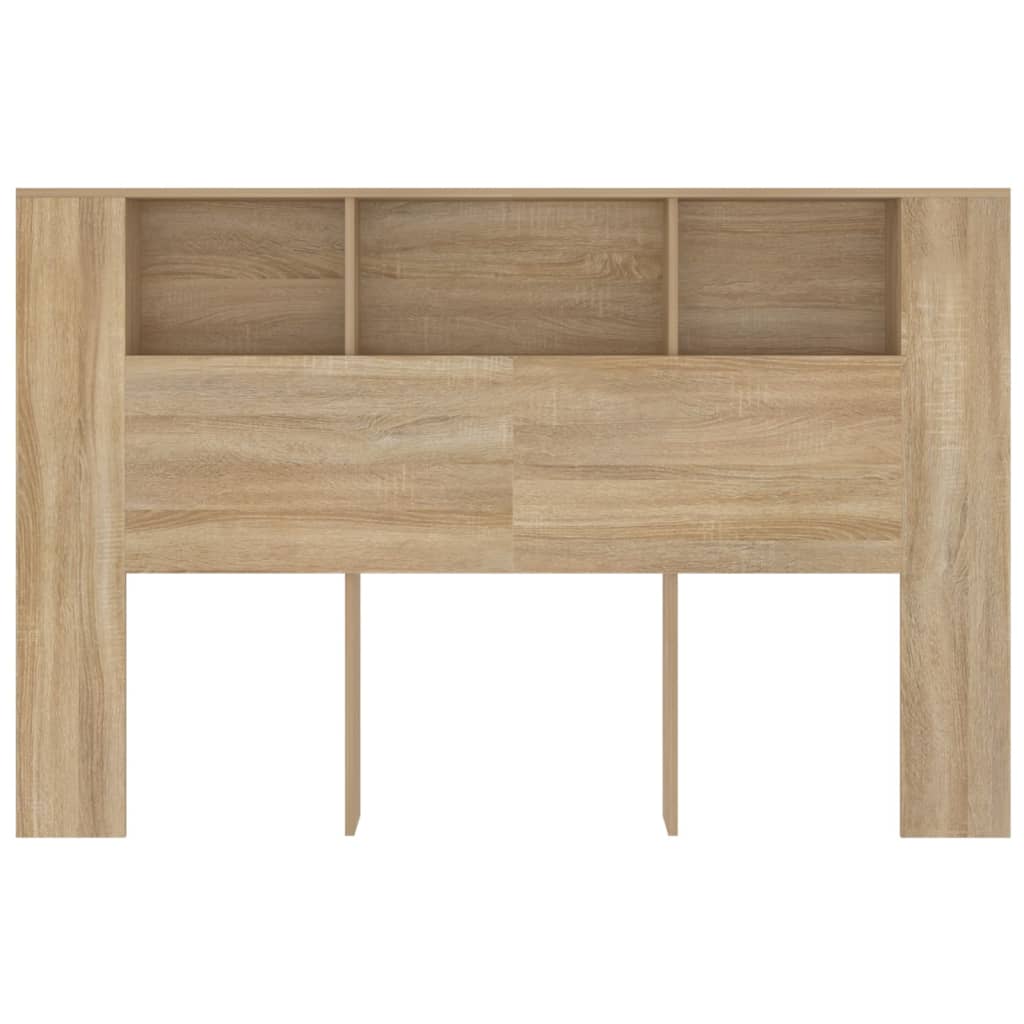 Testiera con Scomparti Rovere Sonoma 160x18,5x104,5 cm