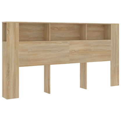 Testiera con Scomparti Rovere Sonoma 200x18,5x104,5 cm