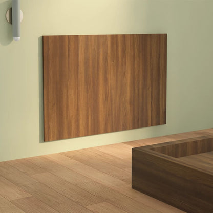Testiera Letto Rovere Marrone 120x1,5x80cm in Legno Multistrato