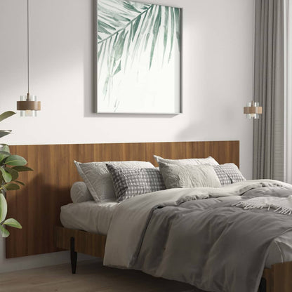 Testiera Letto Rovere Marrone 240x1,5x80 cm Legno Multistrato