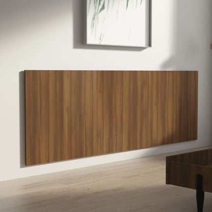 Testiera Letto Rovere Marrone 240x1,5x80 cm Legno Multistrato