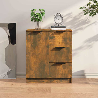 Credenza Rovere Fumo 60x30x70 cm in Legno tecnico