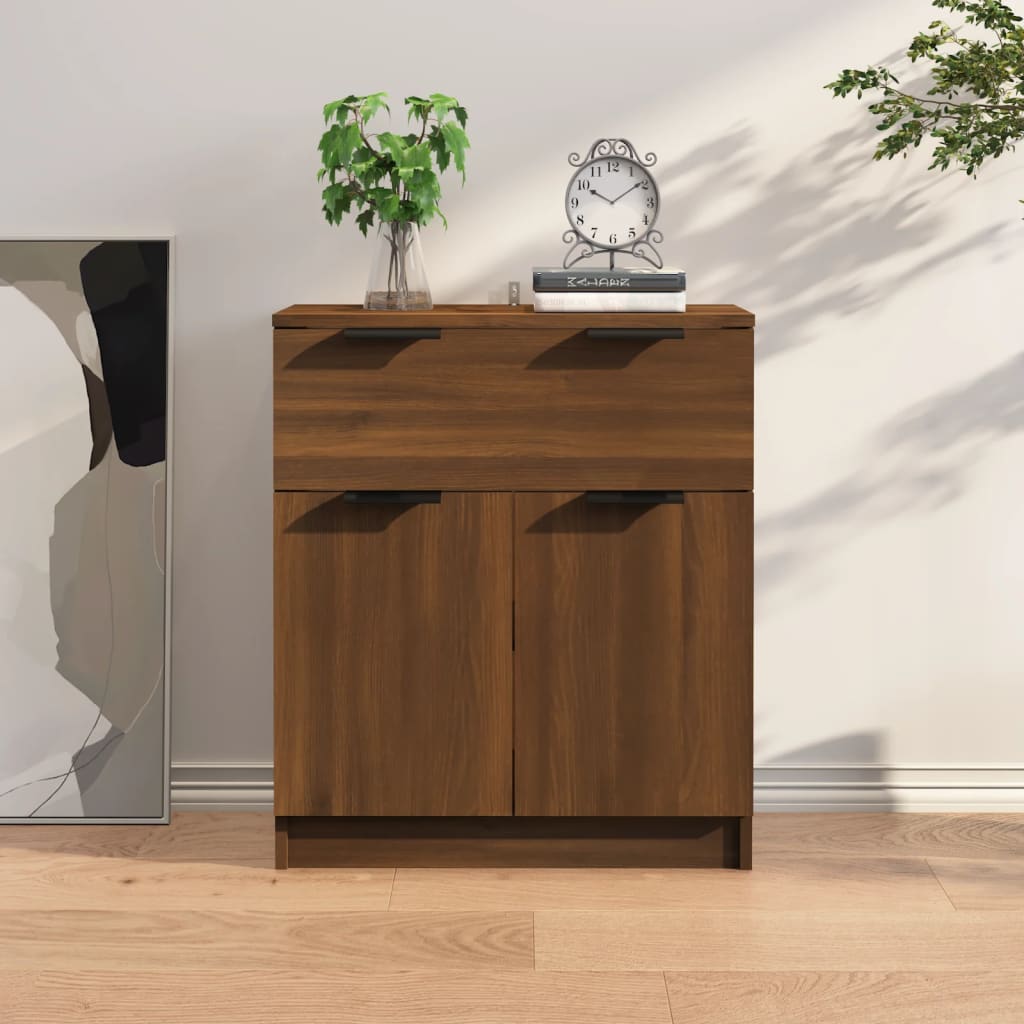 Credenza Rovere Marrone 60x30x70 cm in Legno tecnico