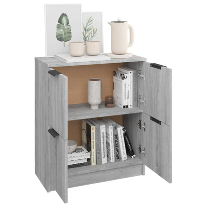 Credenza Grigio Sonoma 60x30x70 cm in Legno tecnico