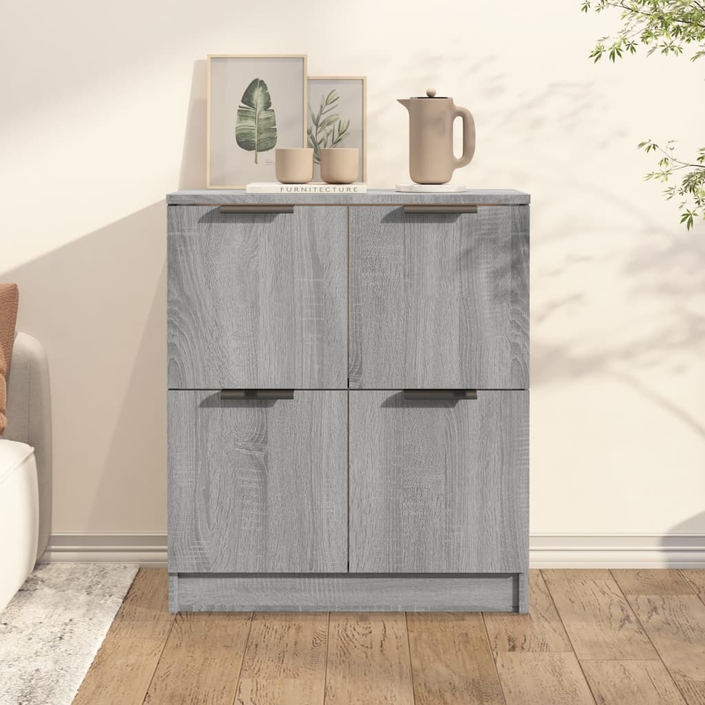 Credenza Grigio Sonoma 60x30x70 cm in Legno tecnico