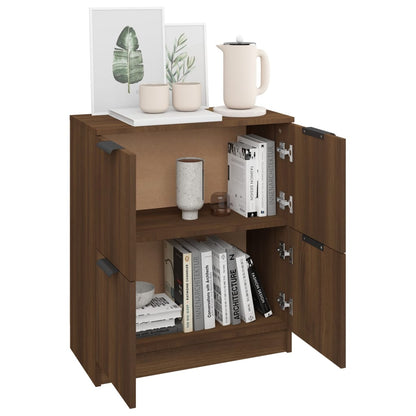 Credenza Rovere Marrone 60x30x70 cm in Legno tecnico