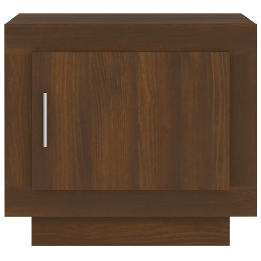Tavolino da Salotto Rovere Marrone 51x50x45cm Legno Multistrato