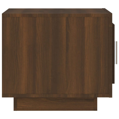 Tavolino da Salotto Rovere Marrone 51x50x45cm Legno Multistrato