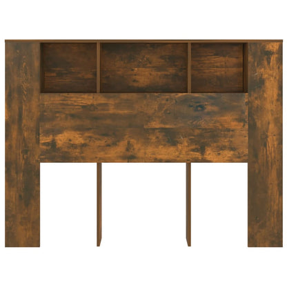 Testiera con Scomparti Rovere Fumo 140x18,5x104,5 cm