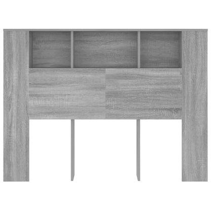 Testiera con Scomparti Grigio Sonoma 140x18,5x104,5 cm