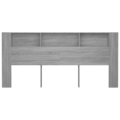 Testiera con Scomparti Grigio Sonoma 220x18,5x104,5 cm