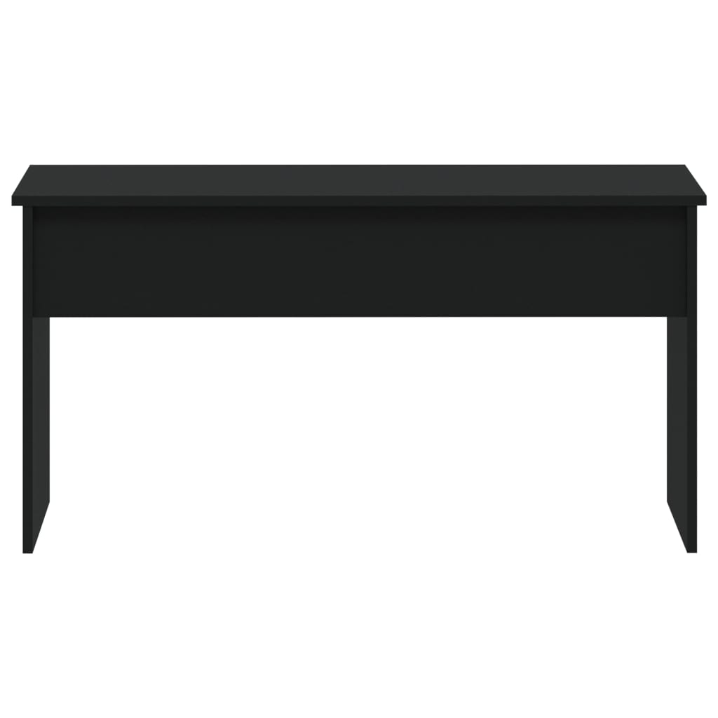 Tavolino da Salotto Nero 102x50,5x52,5 cm in Legno Multistrato