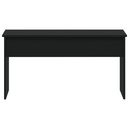 Tavolino da Salotto Nero 102x50,5x52,5 cm in Legno Multistrato