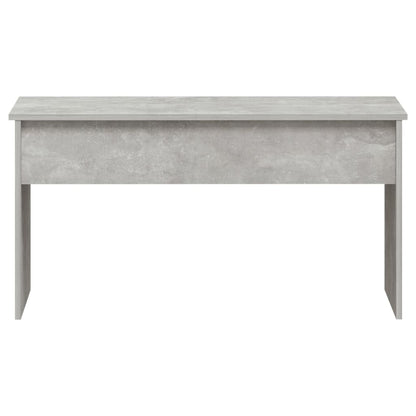 Tavolino Grigio Cemento 102x50,5x52,5 cm in Legno Multistrato