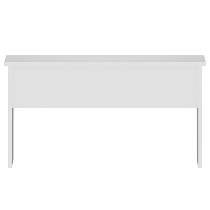 Tavolino da Salotto Bianco 80x50,5x41,5 cm Legno Multistrato