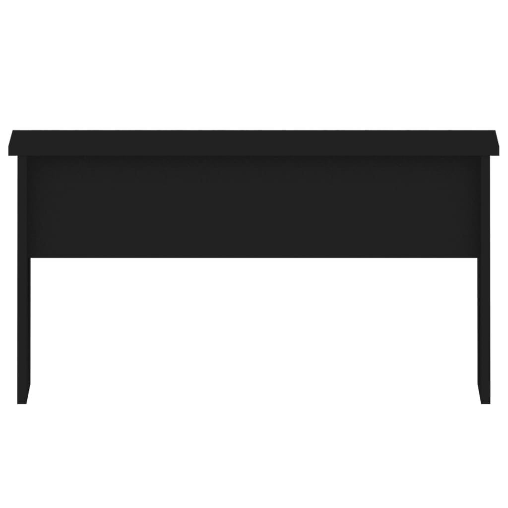 Tavolino da Salotto Nero 80x55,5x41,5 cm in Legno Multistrato