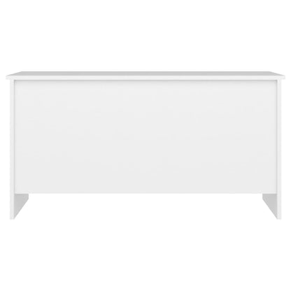 Tavolino da Salotto Bianco 102x55,5x52,5 cm Legno Multistrato