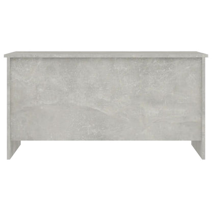 Tavolino Grigio Cemento 102x55,5x52,5 cm in Legno Multistrato
