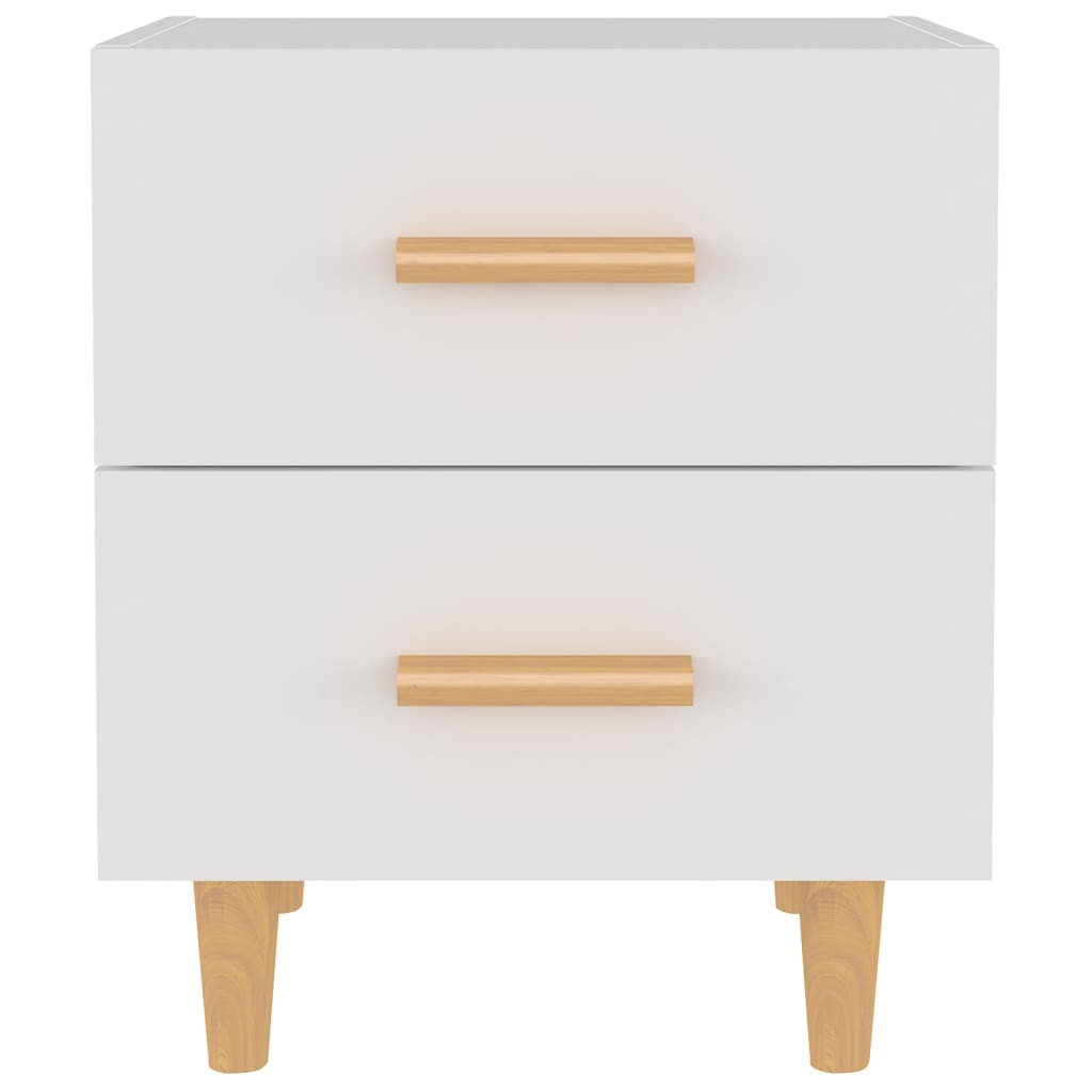 Comodini 2 pz Bianchi 40x35x47,5 cm