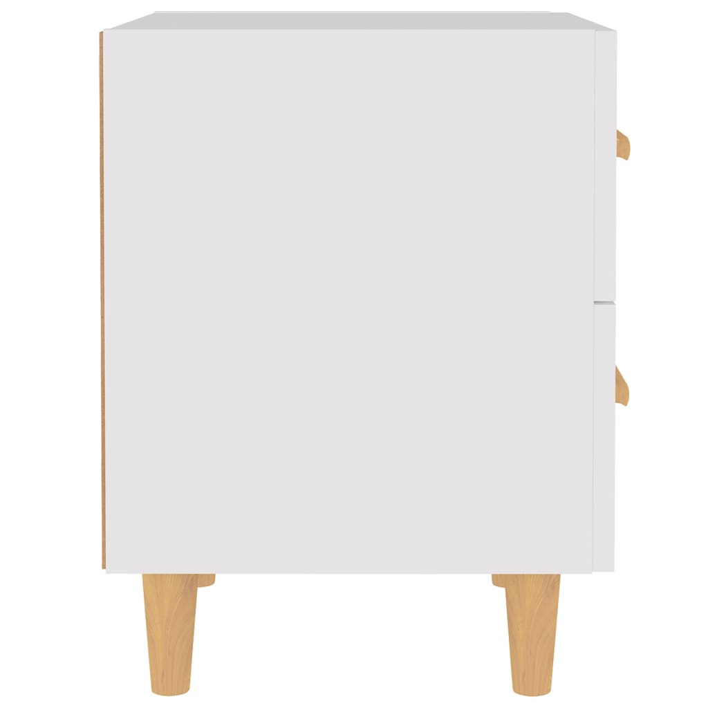 Comodini 2 pz Bianchi 40x35x47,5 cm