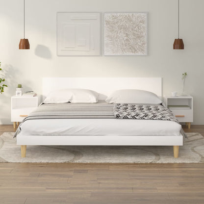 Comodini 2 pz Bianchi 40x35x47 cm