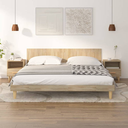Comodini 2 pz Rovere Sonoma 40x35x47 cm