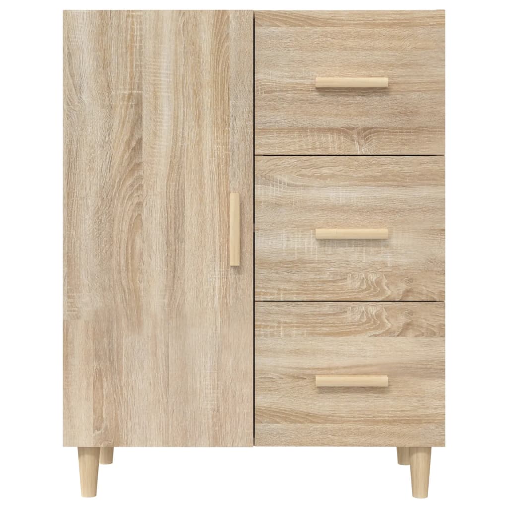 Credenza Rovere Sonoma 69,5x34x90 cm in Legno Multistrato