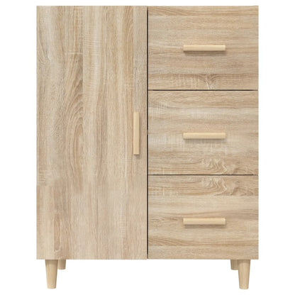 Credenza Rovere Sonoma 69,5x34x90 cm in Legno Multistrato
