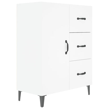Credenza Bianca 69,5x34x90 cm in Legno Multistrato