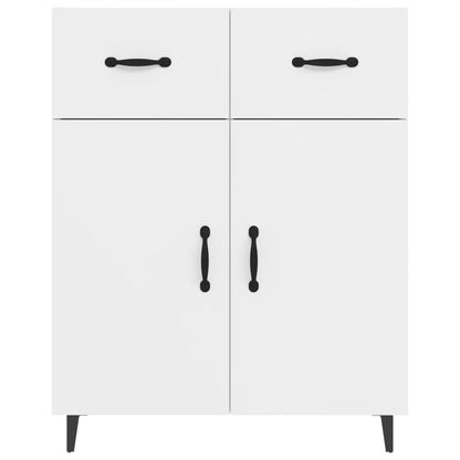Credenza Bianca 69,5x34x90 cm in Legno Multistrato