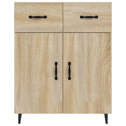 Credenza Rovere Sonoma 69,5x34x90 cm in Legno Multistrato