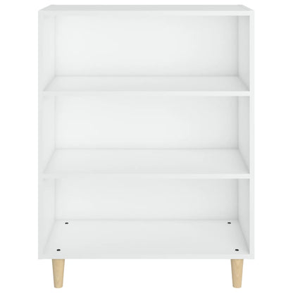 Credenza Bianca 69,5x32,5x90 cm in Legno Multistrato