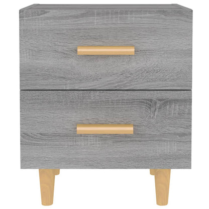 Comodino Grigio Sonoma 40x35x47,5 cm
