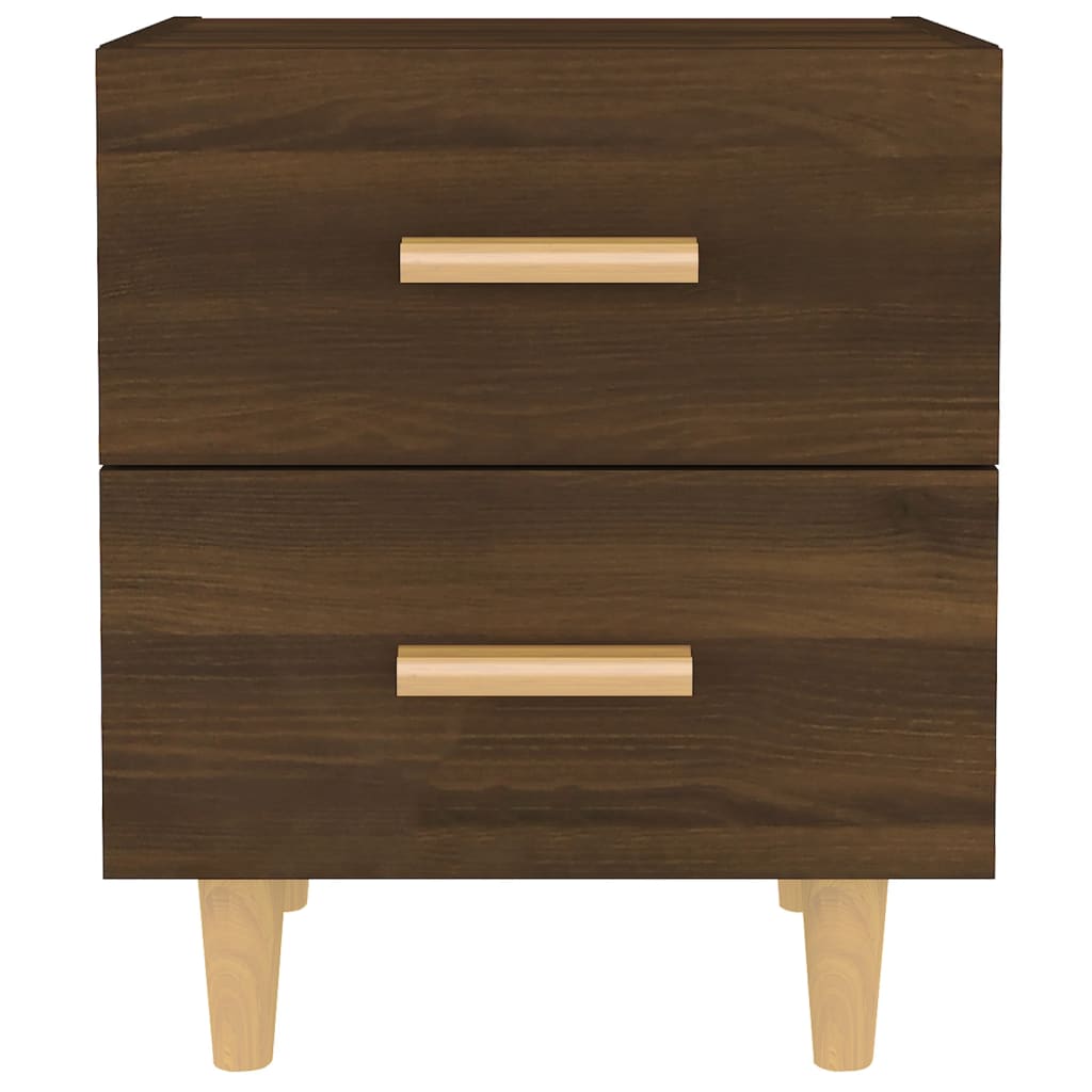 Comodini 2 pz in Rovere Marrone 40x35x47,5 cm
