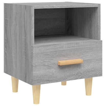 Comodino Grigio Sonoma 40x35x47 cm