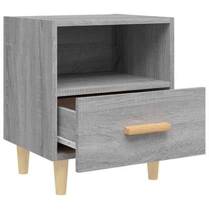 Comodino Grigio Sonoma 40x35x47 cm