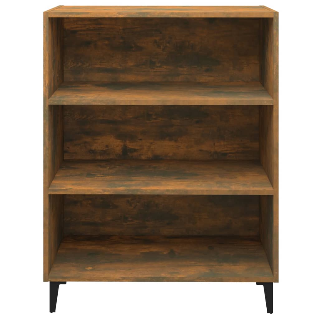 Credenza Rovere Fumo 69,5x32,5x90 cm in Legno Multistrato