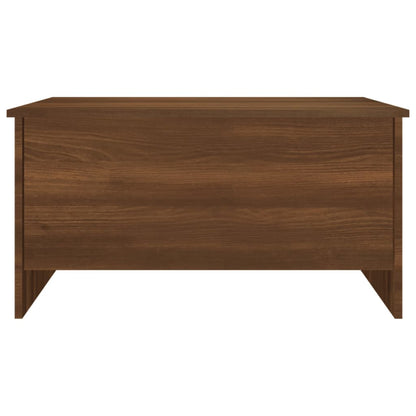 Tavolino Salotto Rovere Marrone 80x55,5x41,5 Legno Multistrato