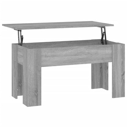 Tavolino da Salotto Grigio Sonoma 101x49x52cm Legno Multistrato