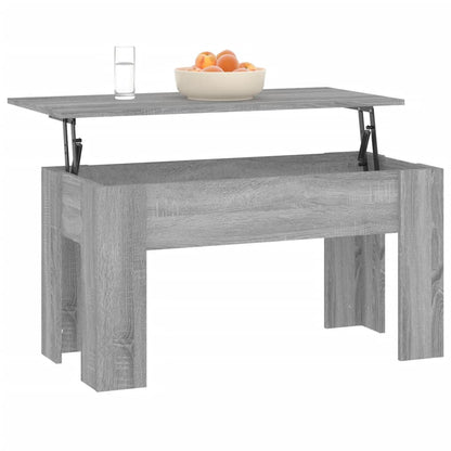 Tavolino da Salotto Grigio Sonoma 101x49x52cm Legno Multistrato