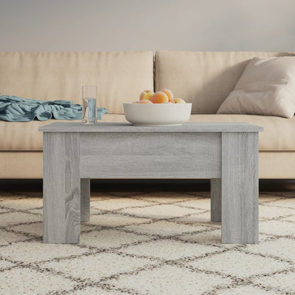 Tavolino da Salotto Grigio Sonoma 79x49x41 cm Legno Multistrato
