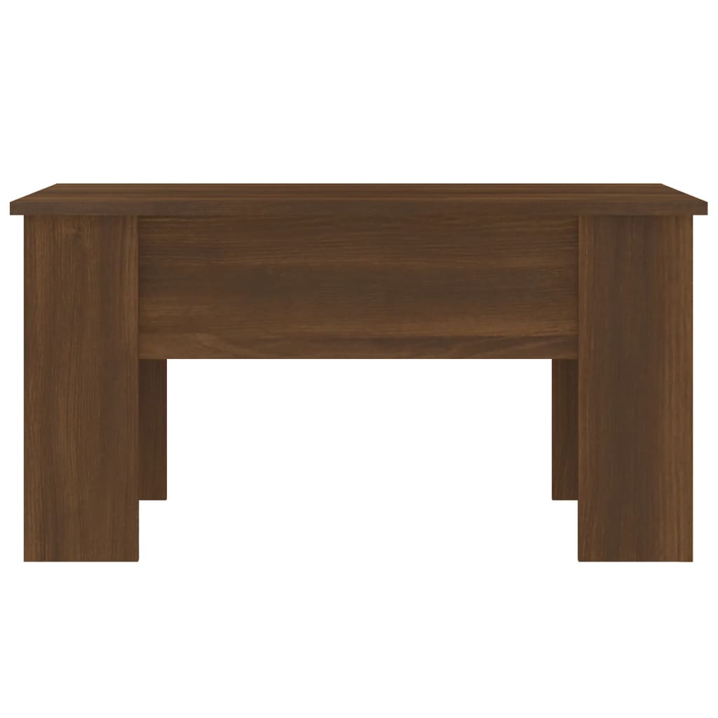 Tavolino da Salotto Rovere Marrone 79x49x41cm Legno Multistrato