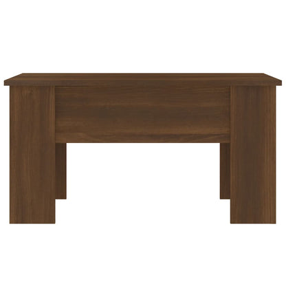 Tavolino da Salotto Rovere Marrone 79x49x41cm Legno Multistrato