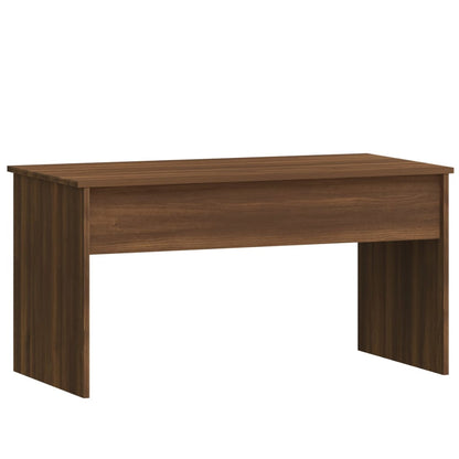 Tavolino Rovere Marrone 102x50,5x52,5 cm in Legno Multistrato