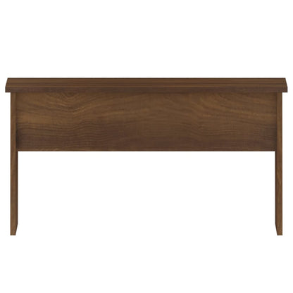 Tavolino Rovere Marrone 80x50,5x41,5 cm in Legno Multistrato