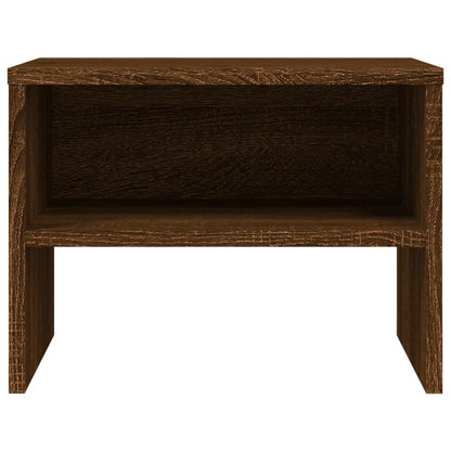 Comodino Rovere Marrone 40x30x30 cm Legno Multistrato
